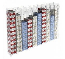 E-236 ESS-L Espositore porta sigarette da parete in plexiglass trasparente per s