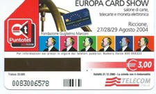 Scheda telefonica usata, tiratura limitata, scad. 31.12.2005 valore n. € 3,00.