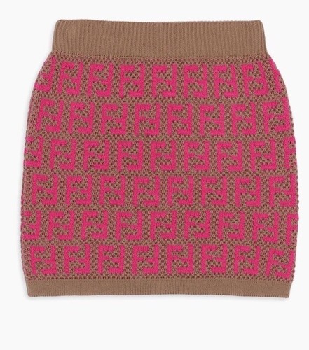 Gonna maglia jacquard fendi - maglia,