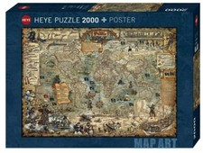 HEYE PUZZLE 2000 PEZZI MAP ART