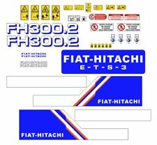 Fiat-Hitachi FH 300.2 ELM - ELT decalcomanie adesive, kit Completo