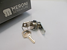 MERONI 2251 B2014 CAM LOCK SERRATURA UNIVERSALE ROTAZIONE 90° DESTRA CIL. L=20mm