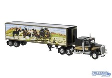 Brekina Kenworth W900 autoarticolato per valigia nero 86255