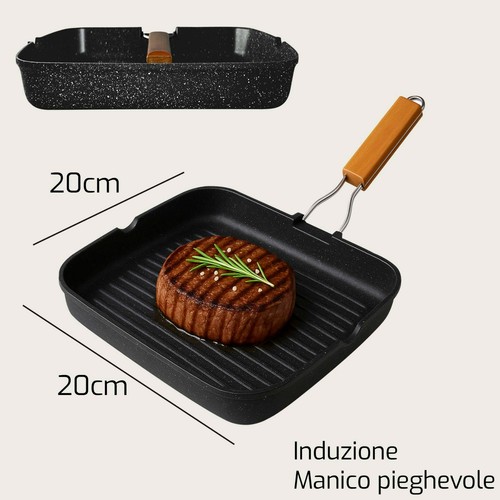 Bistecchiera manico pighevole