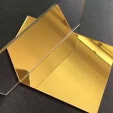 SPECCHIO ORO 3 MM IN ACRILICO IDEALE PER DECORAZIONI,EVENTI. LASERABILE C02