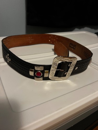 Cintura uomo pelle codina - uomo, nera