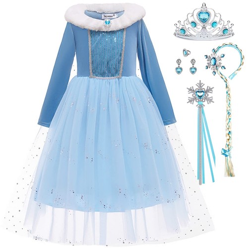 Abito principessa elsa costume - principessa,