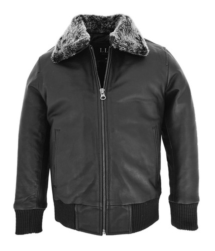 Bomber bambino giacca pelle
