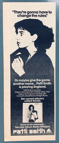 Patti smith originale 1976 - originale,