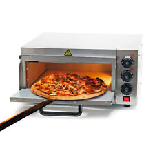 TTForno per pizza in acciaio inox 350°C Fornetto elettrico con vetro