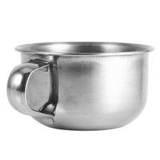Tazza da barba acciaio inox
