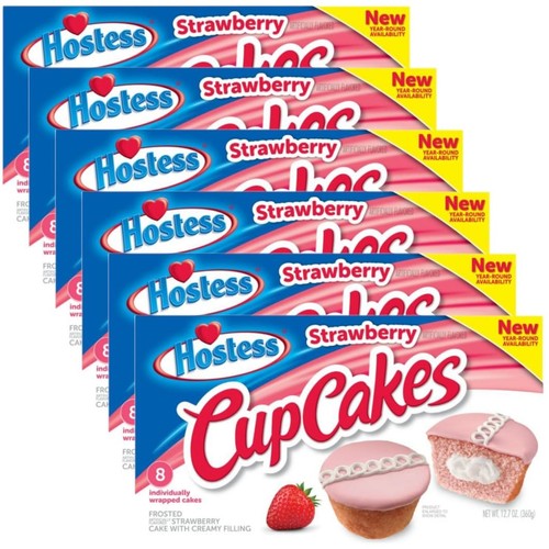 Hostess cupcakes alla fragola - hostess,