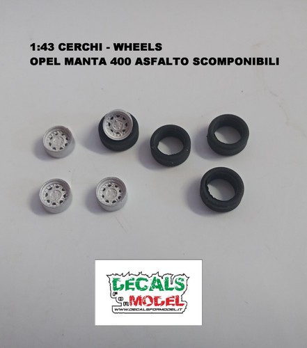 Opel manta 400 cerchi - 1:43,