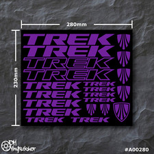 Set adesivi Trek viola | set