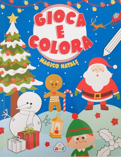 Magico natale gioca colora - natale.,