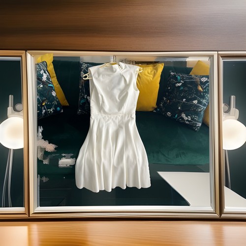 Abito svasato donna panna zara - abito,