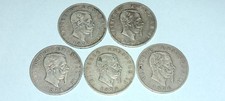Lire 1872 1876 italia - x, 5