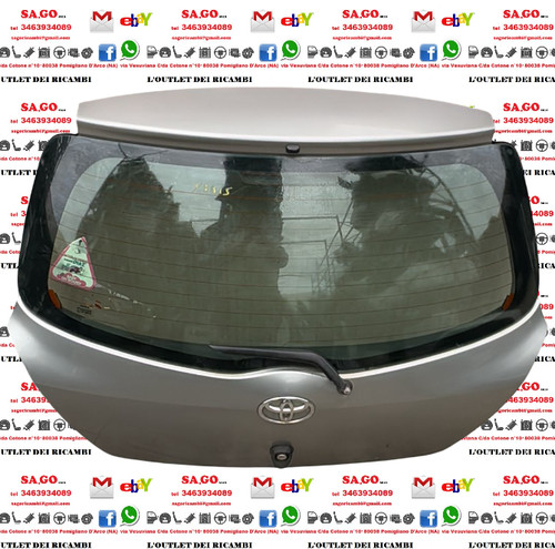 Portellone cofano posteriore - portellone,