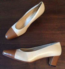 SCARPE DECOLLETE' BICOLORE 