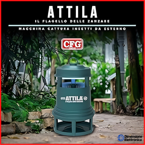Cattura zanzare new attila led - attila,