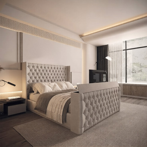 Struttura letto alata - struttura, tv