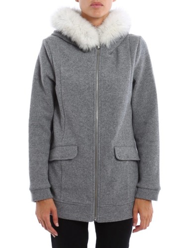 Woolrich cappotto donna grigio - woolrich,