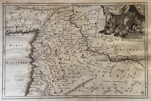 Gravure carte ancienne la - carte,