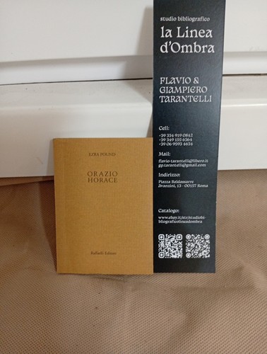 Ezra pound orazio horace - pound, a