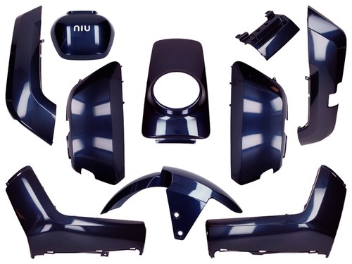 Kit carene pezzi blu lucido - kit,