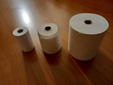 Rotoli carta termica registratori cassa e pos 80x80 - 57x30 - 57x15 €0,35 al pz
