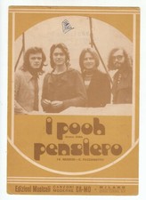 Spartito I POOH Pensiero - Ca-Mo 1971 sheet music Facchinetti Riccardo Fogli