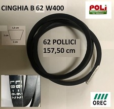 OREC TRINCIA TRINCISARMENTI CINGHIA 1 RINVIO ROTORE COLTELLI RICAMBIO B62 W400