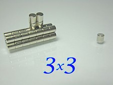 500 MAGNETI NEODIMIO 3x3 MM