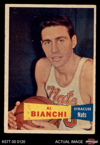 1957 topps al bianchi - 1957, #59