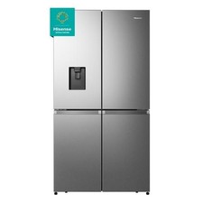 NUOVO MODELLO 4P CL E 606 LT-INOX CON DRINK Hisense Cod. RQ758N4SWSE Frigoriferi