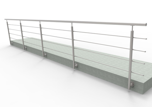 Set parapetto acciaio inox - in,