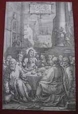 Hendrick Goltzius: Ultima Cena