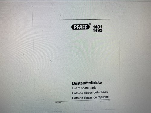 Pfaff 1493 manual digital - pfaff,