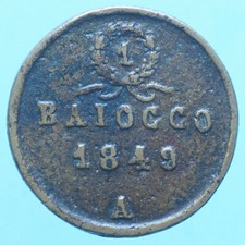 II REPUBBLICA ROMANA BAIOCCO