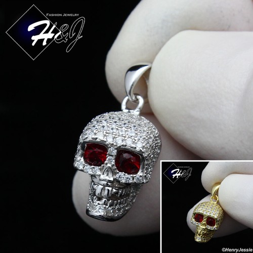 Ciondolo teschio argento 925 - argento,