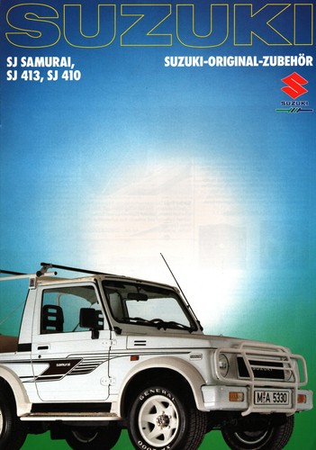 Brochure suzuki samurai sj - suzuki,