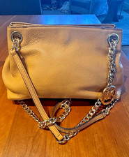 CARINO! Borsa a tracolla vintage Michael Kors in pelle di cammello con manici a catena
