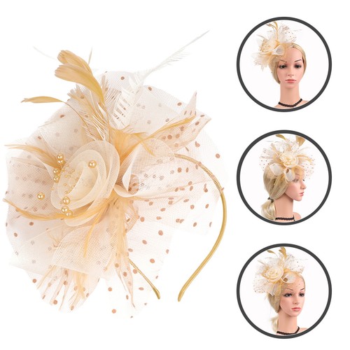 Tea party fascinator hat - tea,