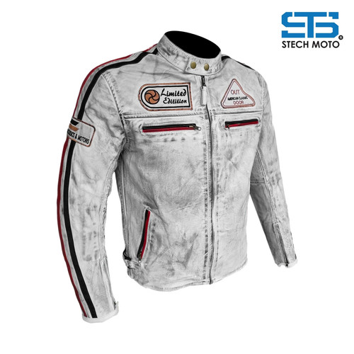Moto giubbotto pelle - in,