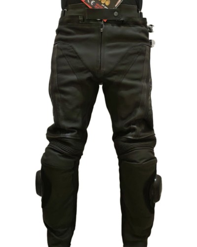 Pantalone pelle moto - pelle,