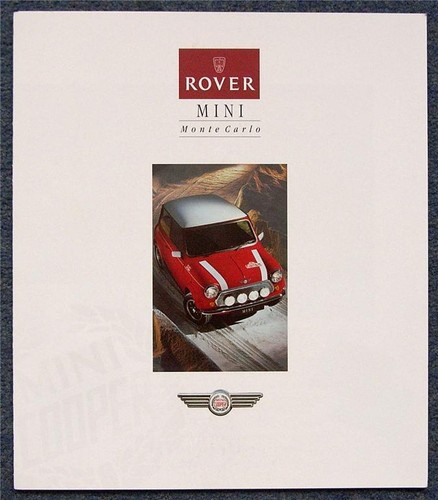 Brochure vendita auto rover - brochure,