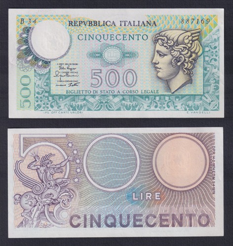 Banconota italia 500 - banconota,