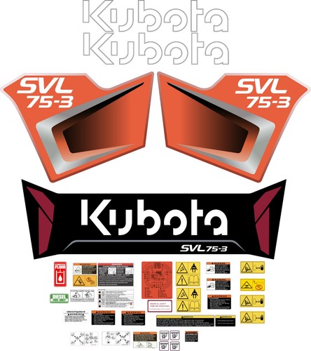 Adatto per kubota svl75 kit - per,