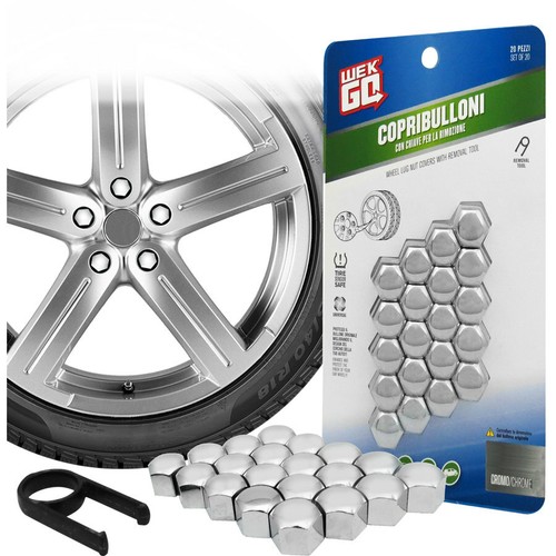 Wekgo 17mm chrome bolt - chrome, covers
