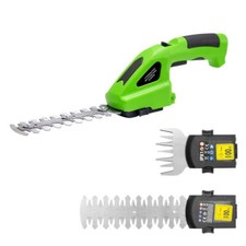 TAGLIASIEPE ELETTRICO A BATTERIA FORBICI TAGLIAERBA 2 LAME CESOIE GIARDINO USB